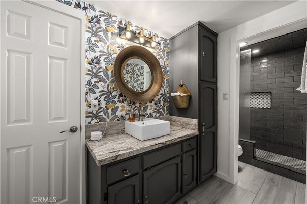 Bathroom, Interior, Wood Texture Flooring