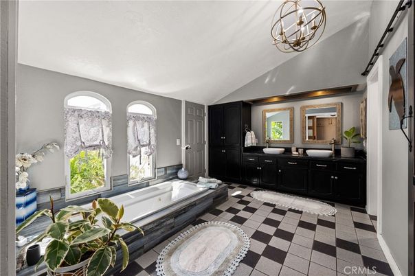 Bathroom, Chandelier, Dual Sink Vanities, Interior