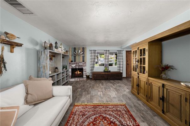 Fireplace, Interior, Living room, Wood Texture Flooring