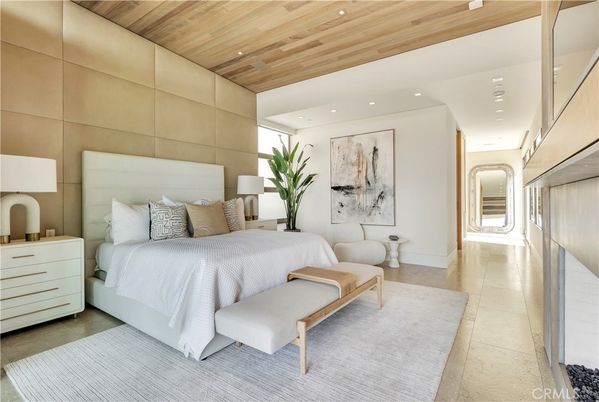 Bedroom, Interior, Recessed Lighting, Wooden Ceilings