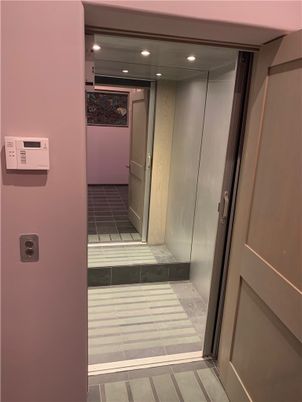 Elevator, Interior, Recessed Lighting