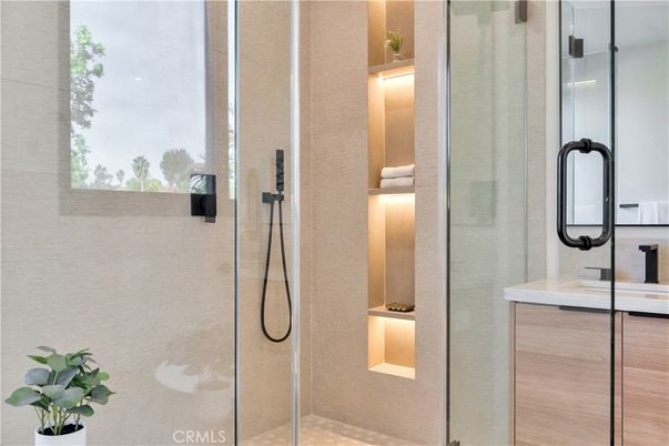 Bathroom, Glass Shower, Interior