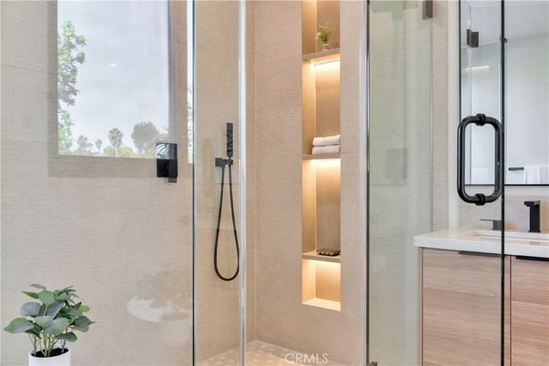 Bathroom, Glass Shower, Interior