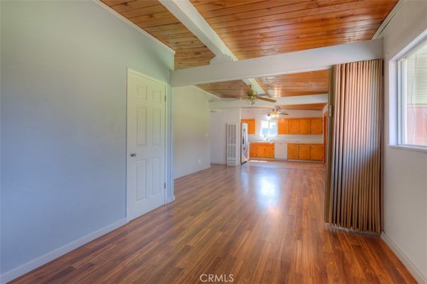 Empty room, Interior, Wooden Ceilings, Wood Texture Flooring