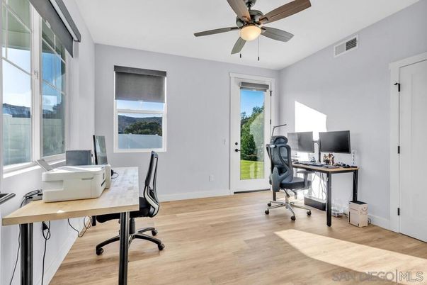 Home Office, Interior, Wood Texture Flooring