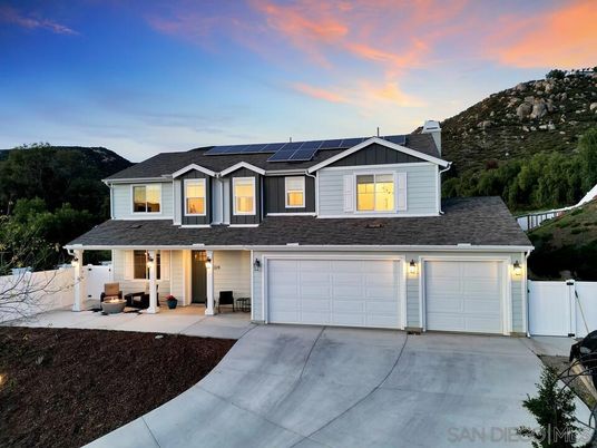 Attached, Exterior, Facade, Solar Panels, Farmhouse
