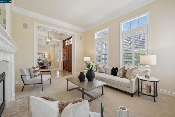 Chandelier, Fireplace, Interior, Living room, Pendant Lights
