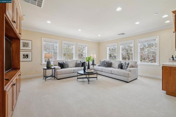 Interior, Living room, Recessed Lighting