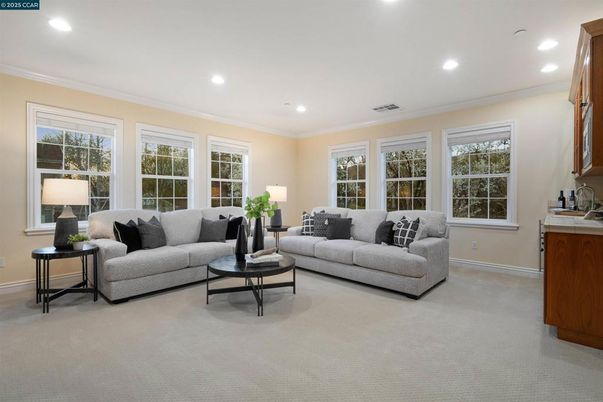 Interior, Living room, Recessed Lighting