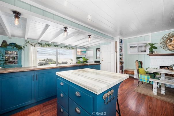 Interior, Kitchen, Wood Texture Flooring