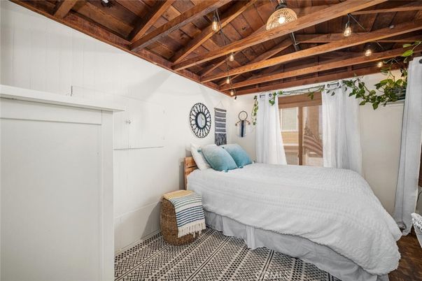 Bedroom, Interior, Wooden Beams, Wooden Ceilings, Wood Texture Flooring