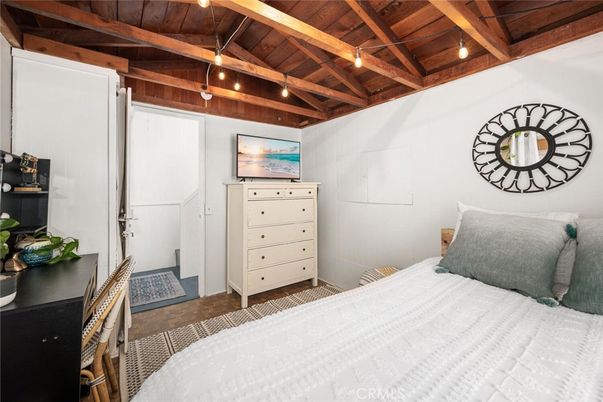Bedroom, Interior, Wooden Beams, Wooden Ceilings