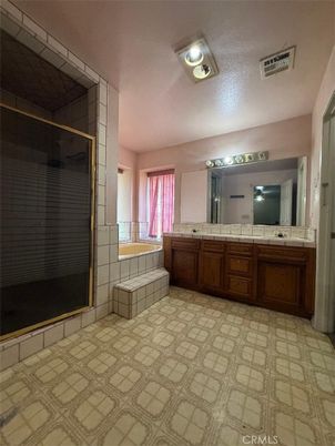 Bathroom, Glass Shower, Interior, Tile Countertops