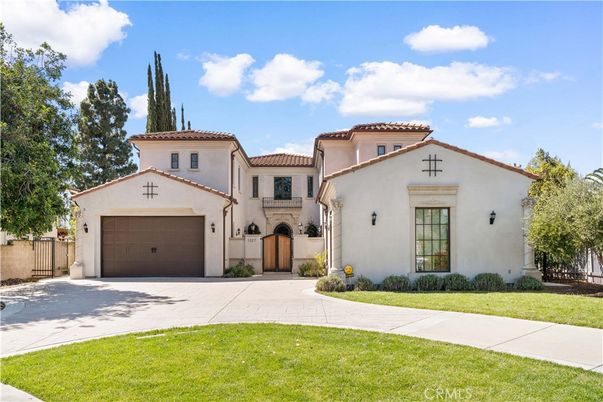 Attached, Backyard, Exterior, Facade, Spanish Mediterranean