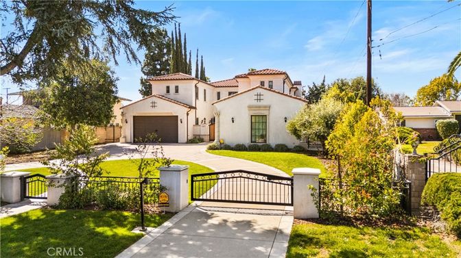 Attached, Backyard, Exterior, Facade, Spanish Mediterranean