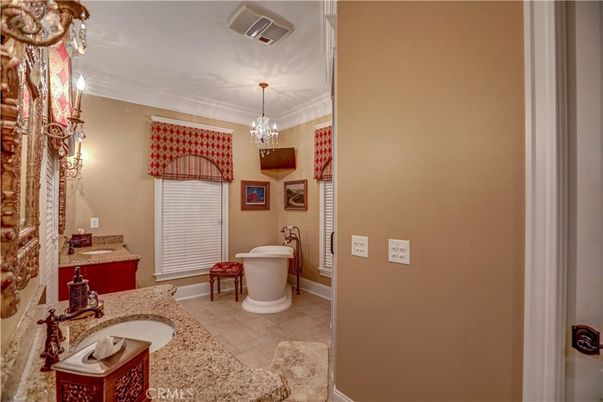 Bathroom, Chandelier, Interior, Pendant Lights