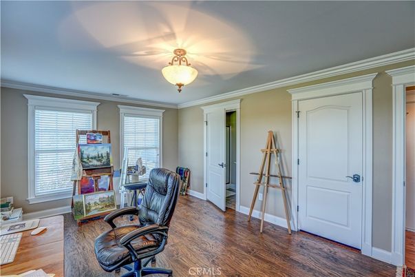 Home Office, Interior, Wood Texture Flooring