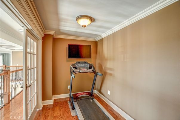 Fitness Equipment, Interior, Wood Texture Flooring