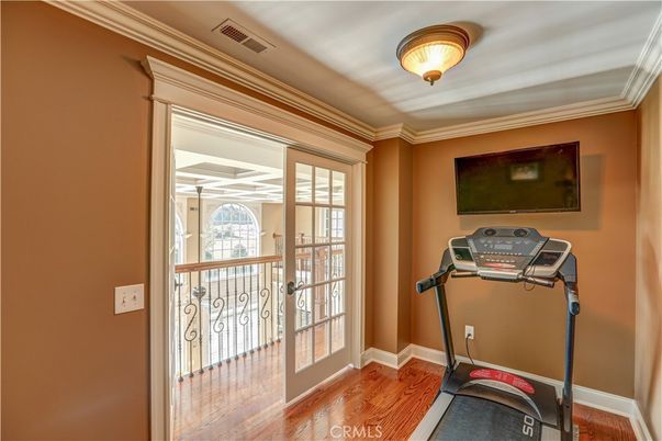 Fitness Equipment, Interior, Wood Texture Flooring