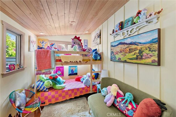 Bedroom, Interior, Recessed Lighting, Wooden Ceilings