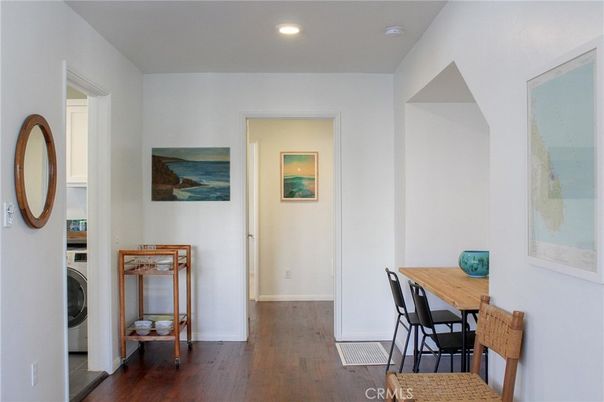 Interior, Recessed Lighting, Utility Closets, Washer, Wood Texture Flooring