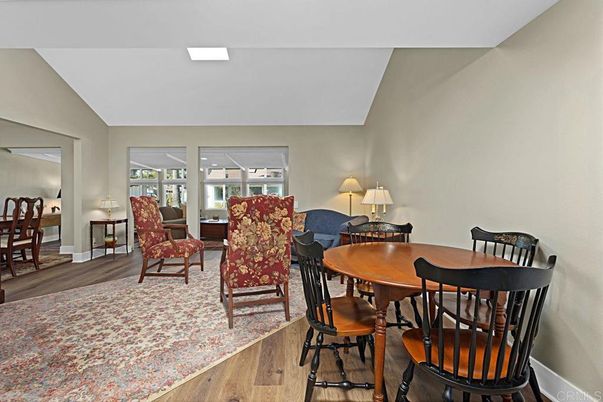 Dining room, Interior, Wood Texture Flooring