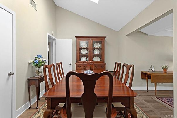 Dining room, Interior, Wood Texture Flooring