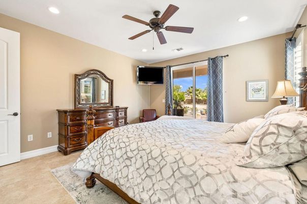 Bedroom, Interior, Recessed Lighting