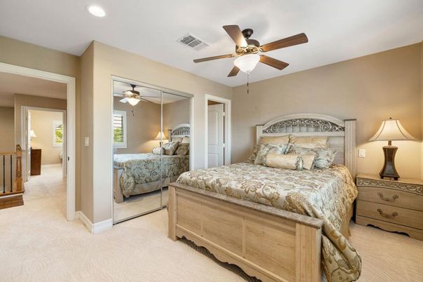 Bedroom, Interior, Recessed Lighting