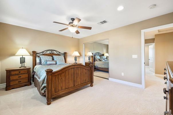 Bedroom, Interior, Recessed Lighting