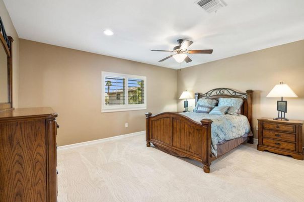 Bedroom, Interior, Recessed Lighting
