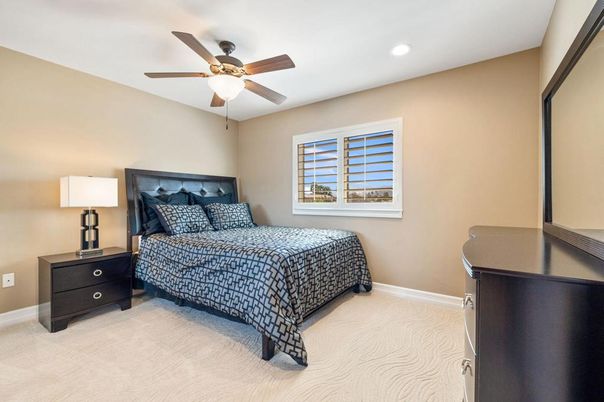 Bedroom, Interior, Recessed Lighting