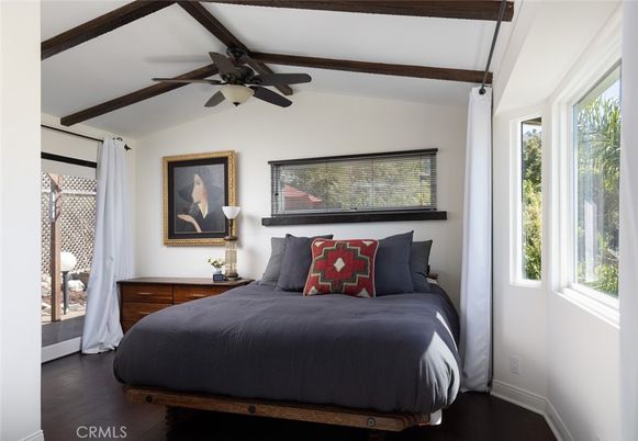Bedroom, Interior, Wooden Beams, Wood Texture Flooring