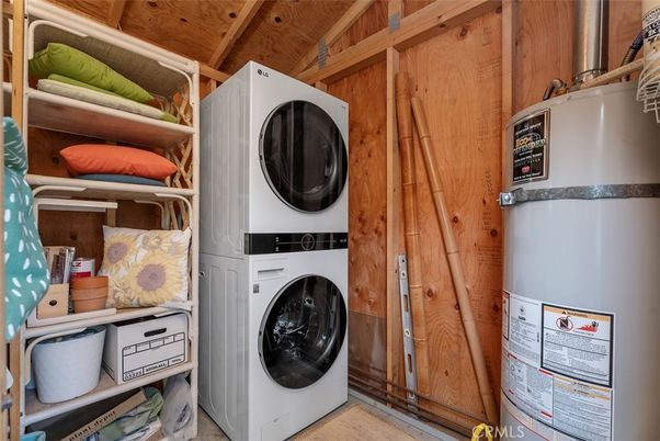 Interior, Utility Closets, Washer, Wooden Ceilings, Wood Texture Flooring, Wooden Walls