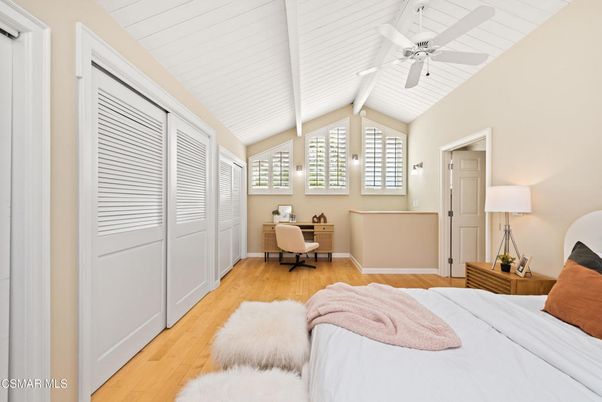 Bedroom, Home Office, Interior, Wood Texture Flooring