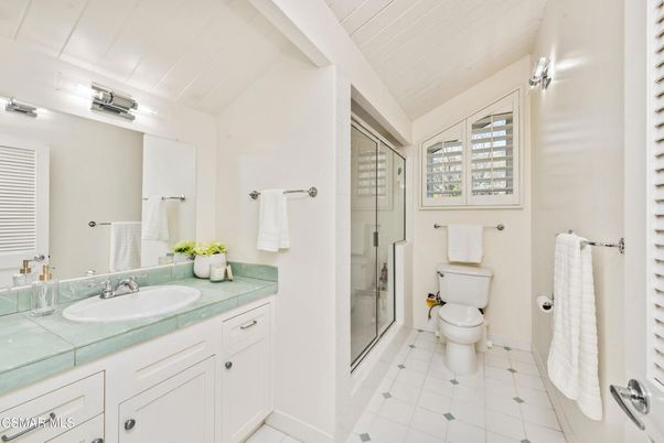 Bathroom, Glass Shower, Interior, Tile Countertops