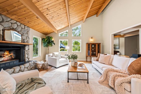 Fireplace, Interior, Living room, Stone Walls, Wooden Beams, Wooden Ceilings, Wood Texture Flooring