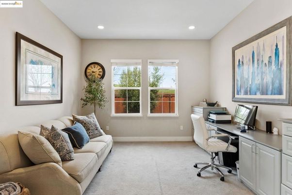 Home Office, Interior, Recessed Lighting