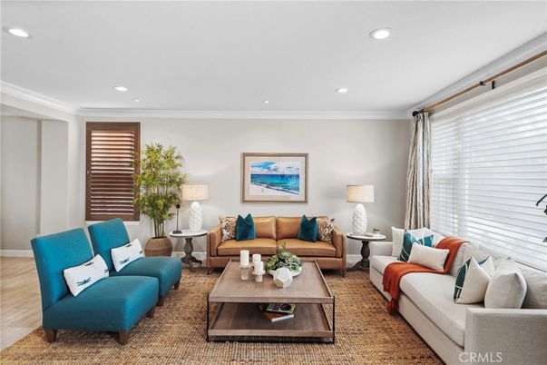 Interior, Living room, Recessed Lighting