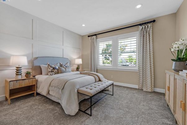 Bedroom, Interior, Recessed Lighting