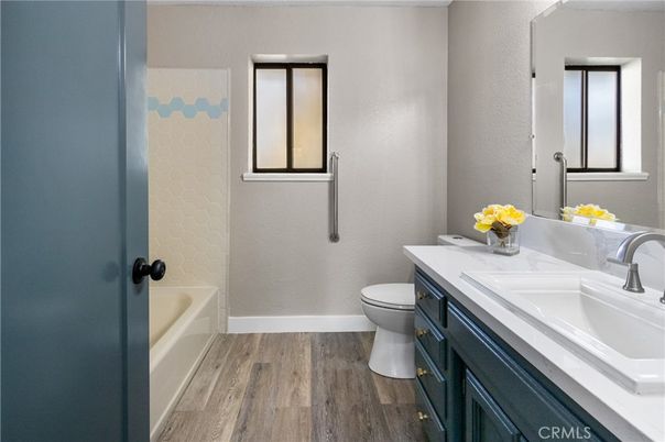 Bathroom, Interior, Wood Texture Flooring