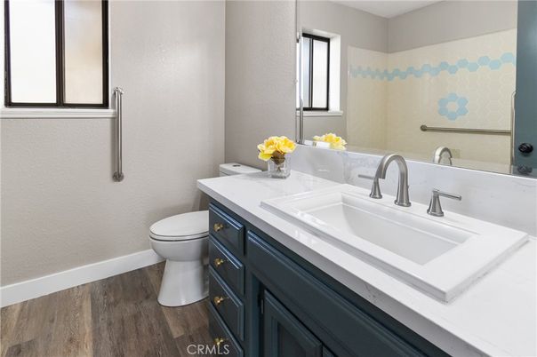 Bathroom, Interior, Wood Texture Flooring