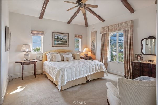 Bedroom, Interior, Wooden Beams