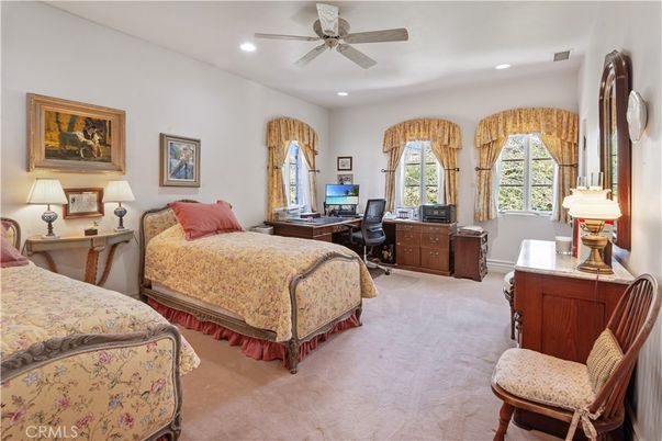 Bedroom, Home Office, Interior, Recessed Lighting