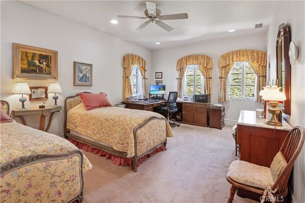 Bedroom, Home Office, Interior, Recessed Lighting
