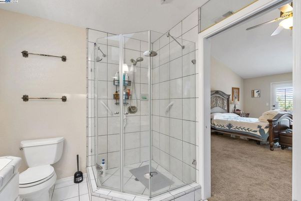 Bathroom, Bedroom, Glass Shower, Interior