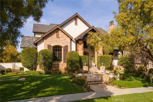 Backyard, Exterior, Facade, Mediterranean