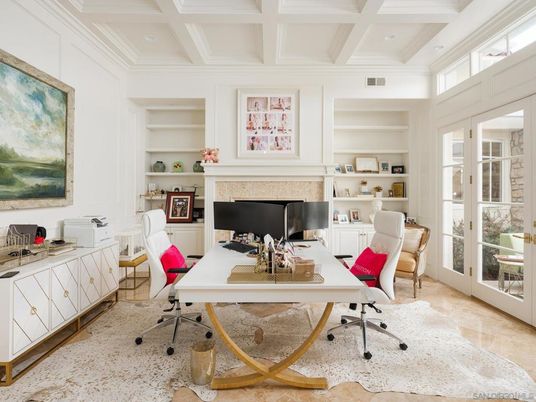 Home Office, Interior, Recessed Lighting