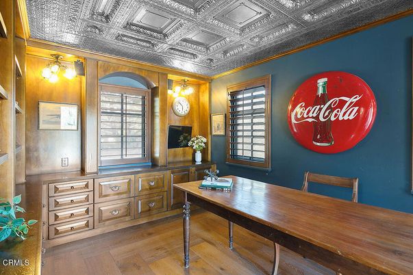Home Office, Interior, Wood Texture Flooring