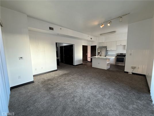 Empty room, Interior, Kitchen, Stainless Steel Appliances